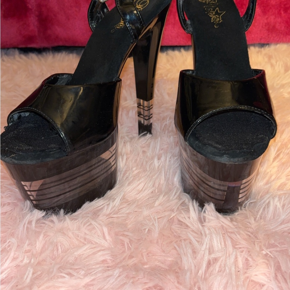 Elegant Black Platform Heels